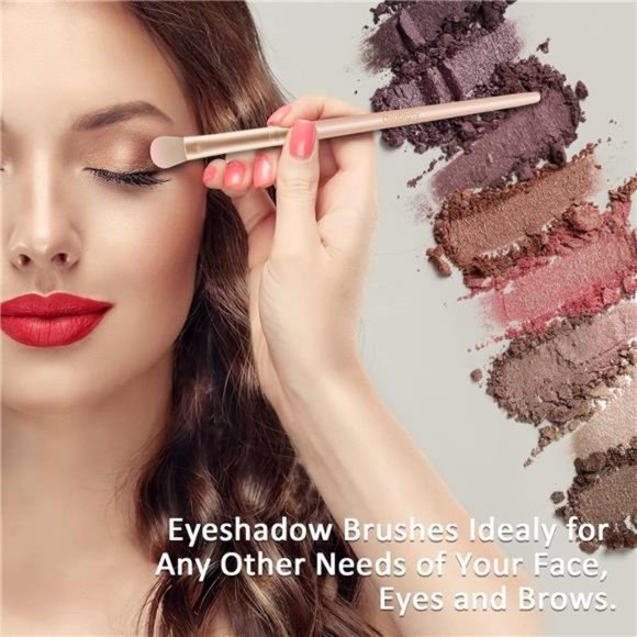 Makeup Brushes,16Pcs Silver Premium Synthetic Makeup Brush Set with Professional - Picture 6 of 7